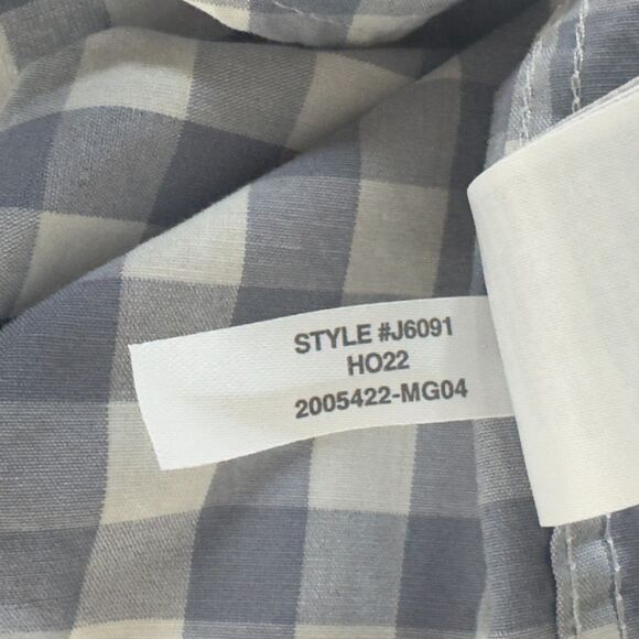 New J. Crew CrewCuts Long Sleeve Flex Plaid Button Washed Shirt Boys' Size 12 - Picture 4 of 7
